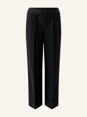 Oui Spodnie Typu Culotte Neya schwarz