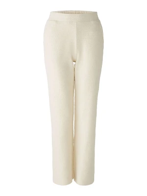 Oui Spodnie w kolorze kremowym rozmiar: 42