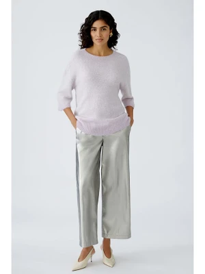 Oui Spodnie w kolorze srebrnym rozmiar: 34