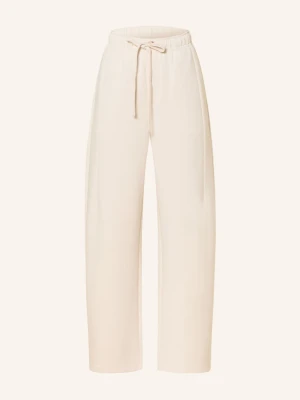 Oui Spodnie Z Jerseyu beige ECRU