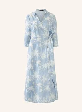 Oui Sukienka Kopertowa blau