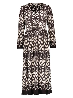 Oui Sukienka w kolorze kremowo-ciemnobrązowym rozmiar: 38