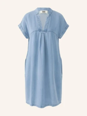 Oui Sukienka W Stylu Dżinsowym blau