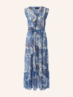 Oui Sukienka Z Błyszczącą Nicią weiss