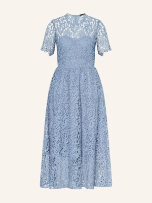 Oui Sukienka Z Koronki blau