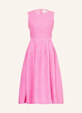 Oui Sukienka Z Lnu pink