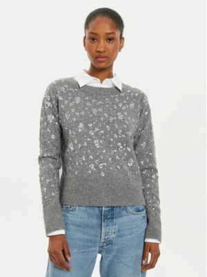 OUI Sweter 89197 1240107 Szary Relaxed Fit