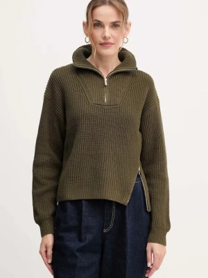 OUI sweter damski kolor zielony 94273