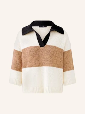 Oui Sweter Typu Troyer weiss