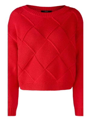 Oui Sweter w kolorze czerwonym rozmiar: 44