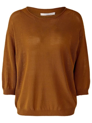 Oui Sweter w kolorze karmelowym rozmiar: 44