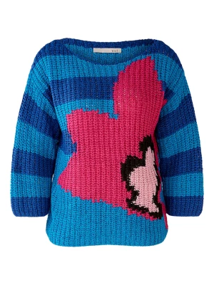 Oui Sweter w kolorze niebiesko-różowym rozmiar: 44