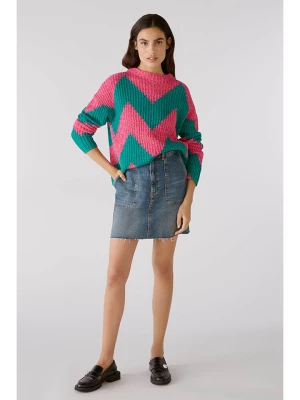 Oui Sweter w kolorze różowo-zielonym rozmiar: 44