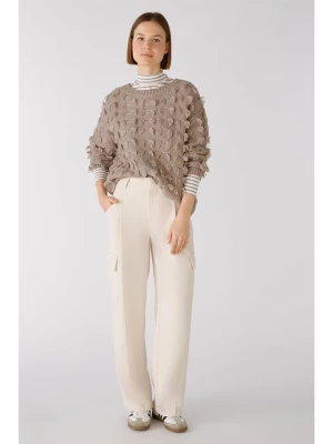 Oui Sweter w kolorze szarobrązowym rozmiar: 40