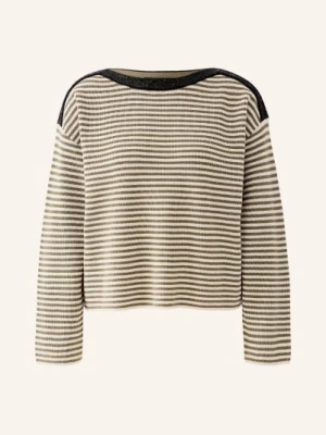 Oui Sweter Z Cekinami gruen