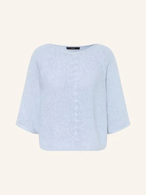 Oui Sweter Z Dzianiny Z Rękawami 3/4 blau