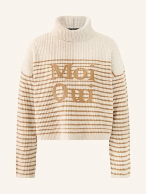 Oui Sweter Z Golfem weiss