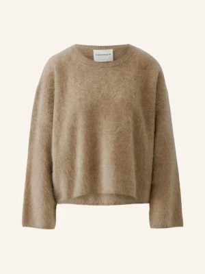 Oui Sweter Z Kaszmiru beige JASNOBRĄZOWY