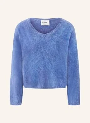 Oui Sweter Z Kaszmiru blau