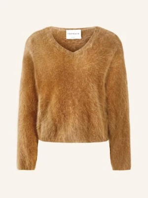 Oui Sweter Z Kaszmiru braun