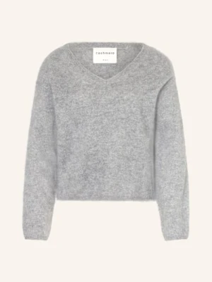 Oui Sweter Z Kaszmiru grau