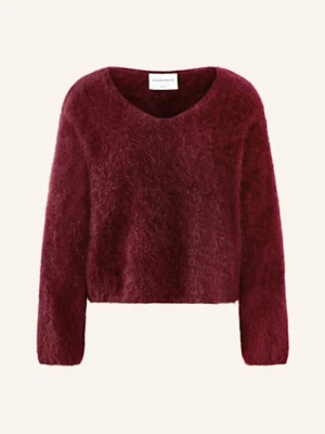 Oui Sweter Z Kaszmiru rot