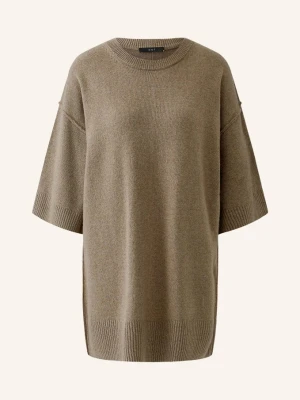 Oui Sweter Z Rękawami 3 / 4 beige JASNOBRĄZOWY