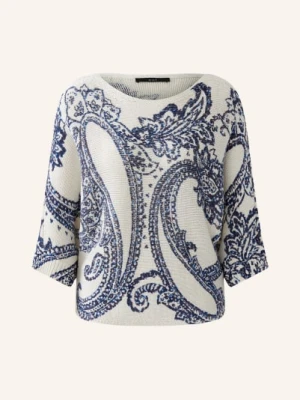 Oui Sweter Z Rękawami 3/4 weiss