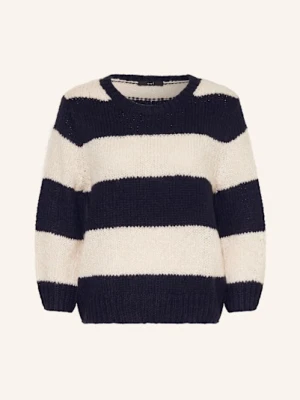 Oui Sweter Z Rękawem 3/4 blau