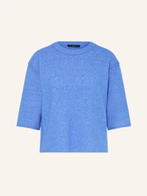 Oui Sweter Z Rękawem 3/4 blau