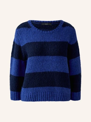 Oui Sweter Z Rękawem 3 / 4 blau