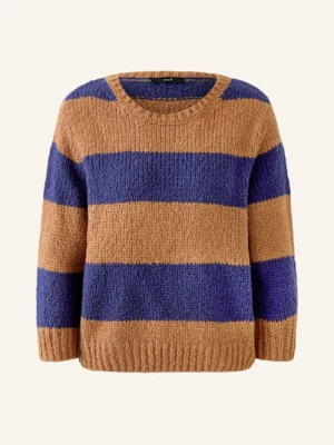 Oui Sweter Z Rękawem 3/4 braun