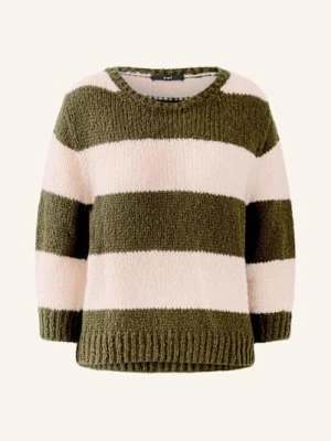 Oui Sweter Z Rękawem 3/4 gruen