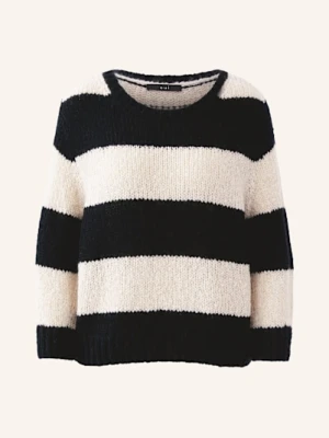 Oui Sweter Z Rękawem 3/4 schwarz