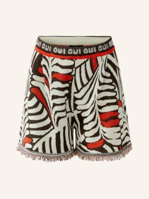 Oui Szorty Z Brokatową Przędzą braun