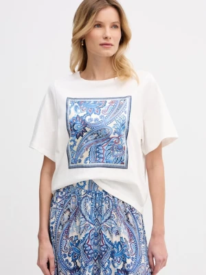 OUI T-shirt damski bawełniany