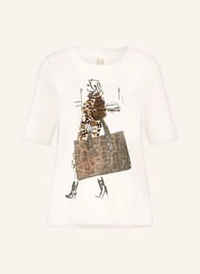 Oui T-Shirt Z Cekinami weiss