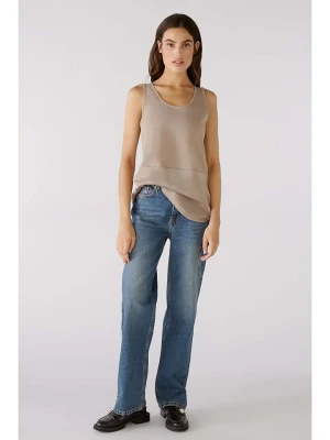 Oui Top w kolorze beżowym rozmiar: 34