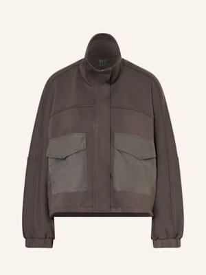 Oui Żakiet Pudełkowy Z Dżerseju braun