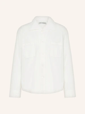 Our Legacy Koszula Funnel Relaxed Fit weiss