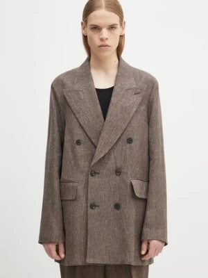 Our Legacy marynarka lniana Sharp Db Blazer