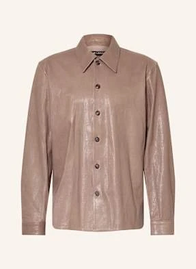 Our Legacy Overjacket Ze Skóry beige