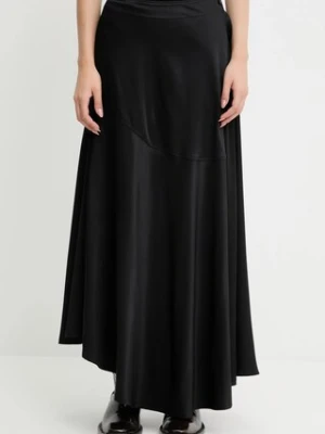 Our Legacy spódnica Waltz kolor czarny maxi rozkloszowana W4254WF