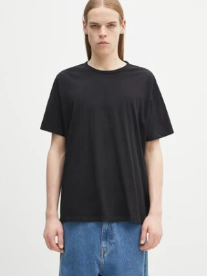 Our Legacy t-shirt bawełniany New Box męski kolor czarny gładki M2206NBL