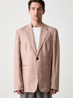 Our Legacy Unconstructed Shinjuku Blazer marynarka jednorzędowa lniana męska