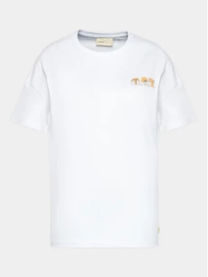Outhorn T-Shirt OTHAW23TTSHF0843 Biały Regular Fit