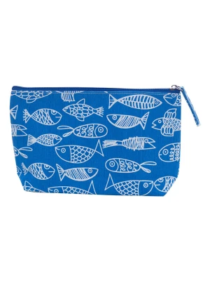 Overbeck and Friends Kosmetyczka "Crazy Fish" w kolorze niebieskim - 26 x 15 x 5 cm rozmiar: onesize