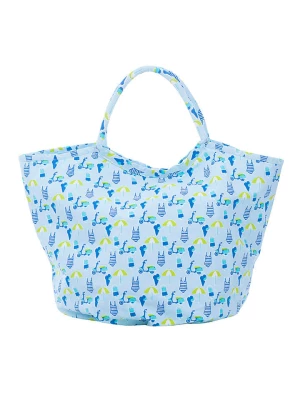 Overbeck and Friends Shopper bag "Beach Liffe" w kolorze błękitnym - 63 x 45 x 29 cm rozmiar: onesize