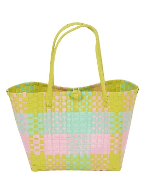 Overbeck and Friends Shopper bag "Camilla" w kolorze jasnozielonym - 34 x 30 x 26 cm rozmiar: onesize