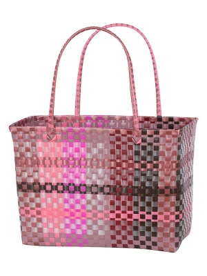 Overbeck and Friends Shopper bag "Colette" w kolorze jasnoróżowo-czerwonym - 43 x 28 x 23 cm rozmiar: onesize
